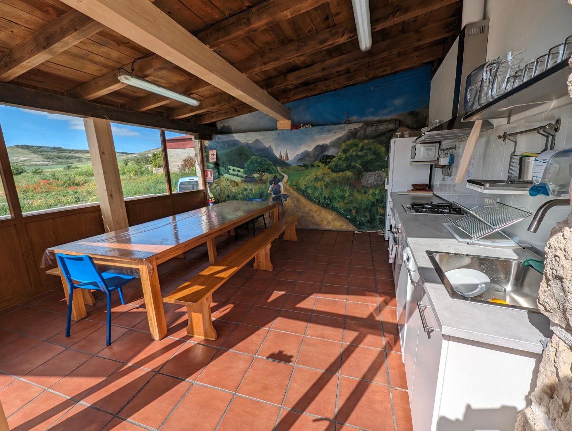 Albergue El Alfar/Pilgrim Hostel Hornillos del Camino Eksteriør bilde